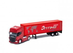 1:64 Scania V8 R730 with Trailer On Time Logistics