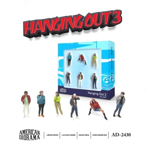 1:64 Set Figurine Hanging Out 3 American Diorama