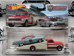 1:64 Team Transport '61 Impala & '72 Chevy Ramp Truck