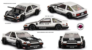 1:64 Toyota Sprinter Trueno Kaido Street V1 White