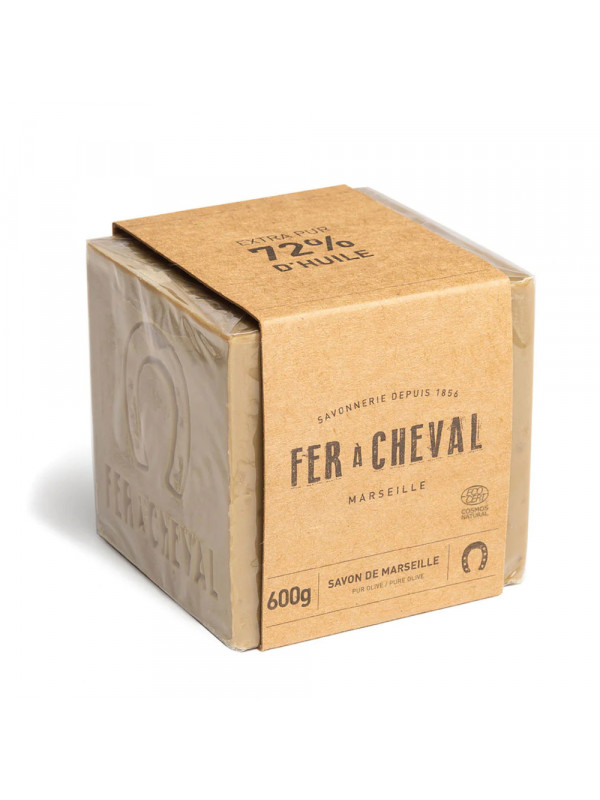 Sapun de Marsilia Autentic - Cub Olive 600g - Fer à Cheval