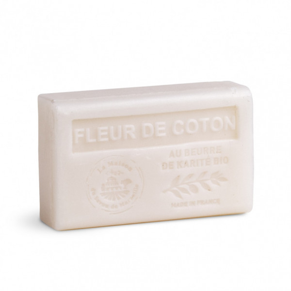 Sapun 125g Unt de Shea - Floare de Bumbac