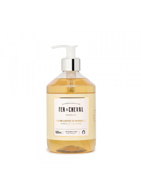 Sapun lichid de Marsilia ultra hidratant - Ceai alb si Yuzu 500ml - Fer à Cheval