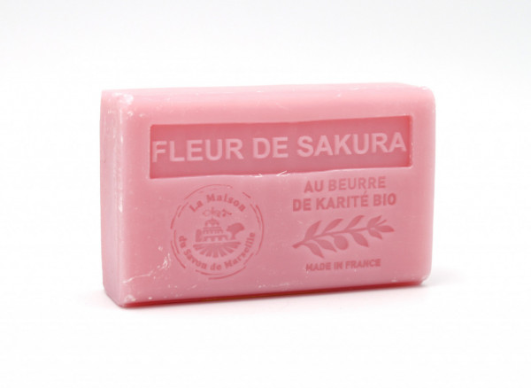Sapun hidratant cu Unt de Shea bio - Floare de Sakura 125g