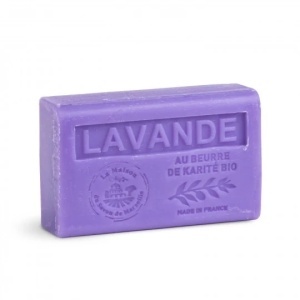 Sapun hidratant cu Unt de Shea bio 125g - Lavanda