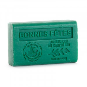 Sapun hidratant cu Unt de Shea bio - Bonnes Fetes 125g - Sapin