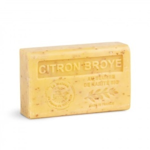 Sapun Exfoliant cu Unt de Shea bio 125g - Citron