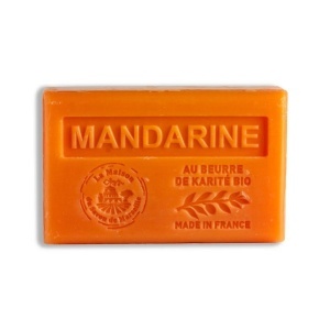 Sapun hidratant cu Unt de Shea bio 125g - Mandarina - Img 4