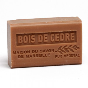 Sapun hidratant cu Unt de Shea bio - Lemn de Cedru 125g - Img 1