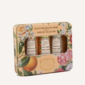 Set Creme pentru Maini cu Ulei de Masline si Ulei de Migdale 3 x 30ml - Floare de Portocal / Geranium / Iasomie - Panier des Sens