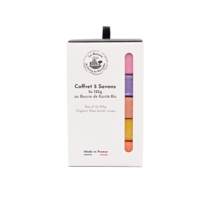 Cofret Cadou 5 x 125g - Sapunuri cu Unt de Shea - Serenitate - Img 2