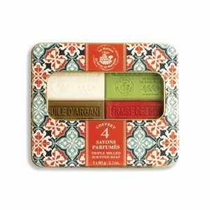 Cofret Cadou Collection – 4 săpunuri parfumate cu unt de shea 4 x 60g