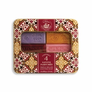 Cofret Cadou Découverte – 4 săpunuri parfumate cu unt de shea 4 x 60g
