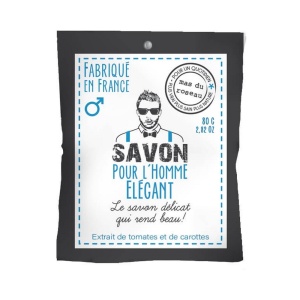 Sapun barbatesc pentru corp si maini 80g - L'homme Elegant - Mas du Roseau