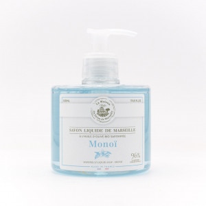 Sapun Lichid de Marsilia pentru corp si maini - Monoi 330ml - Img 1