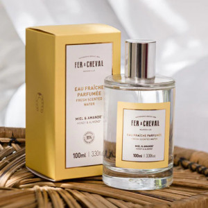 Apa corporala parfumata 100ml - Miere si Migdale - Fer a Cheval - Img 2