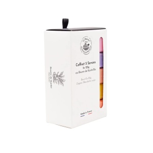 Cofret Cadou 5 x 125g - Sapunuri cu Unt de Shea - Serenitate - Img 3