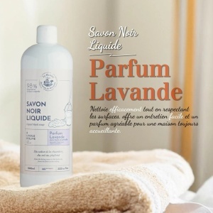 Sapun negru menager 1L - Parfum Lavanda  - Img 3