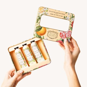 Set Creme pentru Maini cu Ulei de Masline si Ulei de Migdale 3 x 30ml - Floare de Portocal / Geranium / Iasomie - Panier des Sens - Img 3