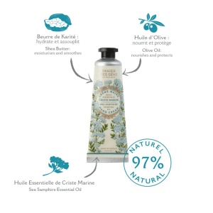 Crema de Maini nutritiva cu Unt de Shea - Criste Marine 30ml - Panier des Sens - Img 3