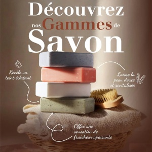 Sapun hidratant cu Unt de Shea bio - Je t'aime 125g - Img 2