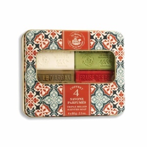 Cofret Cadou Collection – 4 săpunuri parfumate cu unt de shea 4 x 60g - Img 2