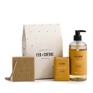 Cofret Cadou pentru Craciun - Miere si Migdale - Fer a Cheval