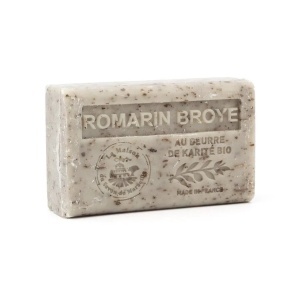 Sapun Exfoliant cu Unt de Shea bio 125g - Rozmarin