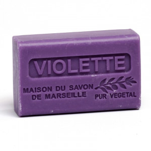 Sapun hidratant cu Unt de Shea bio - Violete 125g - Img 1