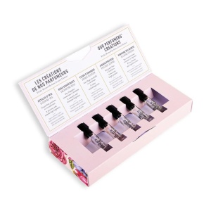 Cofret Apa de Toaleta 5 x 2ml - Iris / Trandafir / Floare de Portocal / Iasomie si Verbina - Panier des Sens - Img 2