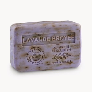 Sapun Exfoliant cu Unt de Shea bio 250g - Lavanda