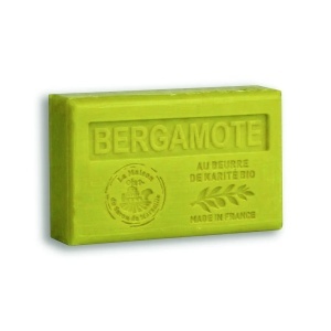 Sapun hidratant cu Unt de Shea bio 125g - Bergamota