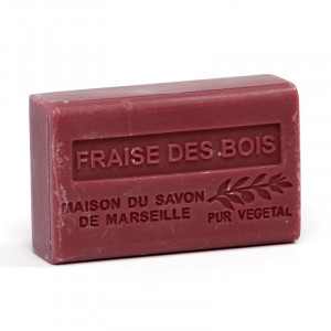 Sapun hidratant cu Unt de Shea bio - Fragi 125g - Img 1