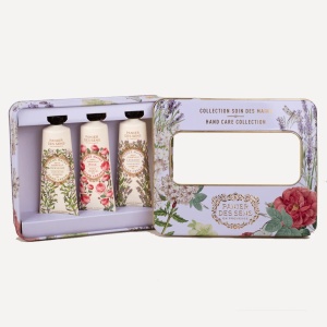 Set Creme pentru Maini cu Ulei de Masline si Ulei de Migdale 3 x 30ml - Verbina / Trandafir/ Lavanda - Panier des Sens - Img 2