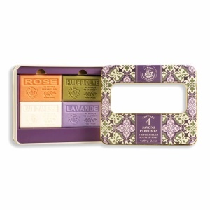 Cofret Cadou Signature – 4 săpunuri parfumate cu unt de shea 4 x 60g - Img 2
