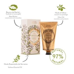 Crema de Maini hidratanta cu Unt de Shea si Ulei de Masline 75ml - Verbina - Panier des Sens - Img 2