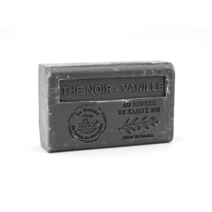 Sapun hidratant cu Unt de Shea bio 125g - Ceai negru si Vanilie