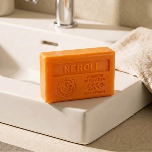 Sapun hidratant cu Unt de Shea bio 125g - Neroli - Img 7