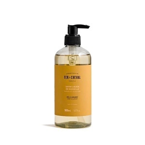 Sapun lichid de Marsilia ultra hidratant 500ml - Miere si Migdale - Fer a Cheval