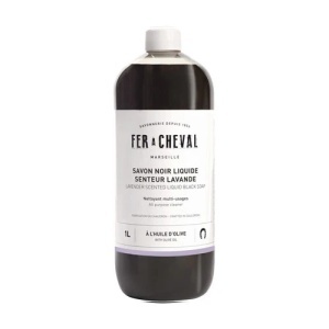 Sapun negru lichid menajer - Lavanda 1L - Fer a Cheval