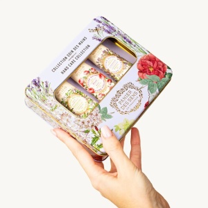 Set Creme pentru Maini cu Ulei de Masline si Ulei de Migdale 3 x 30ml - Verbina / Trandafir/ Lavanda - Panier des Sens - Img 3