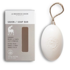 Sapun Emolient cu snur 175g - Lapte de Magarita - Img 2