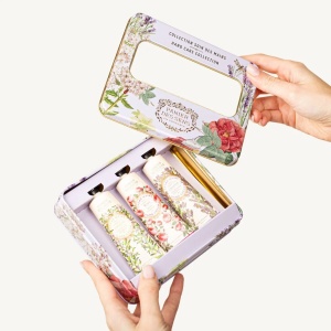 Set Creme pentru Maini cu Ulei de Masline si Ulei de Migdale 3 x 30ml - Verbina / Trandafir/ Lavanda - Panier des Sens - Img 4