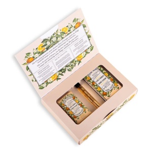 Cofret Parfumat cu Apa de Toaleta, Crema de Maini si Sapun - Floare de Portocal - Panier des Sens - Img 1