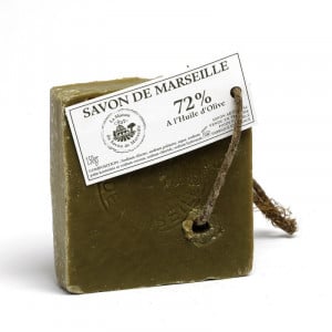 Felie de Sapun de Marsilia 125g - 72% Ulei de Masline - Img 1