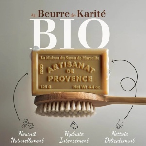 Sapun hidratant cu Unt de Shea bio 125g - Macese - Img 4
