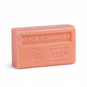 Sapun hidratant cu Unt de Shea bio - Floare de Portocal 125g - Img 1