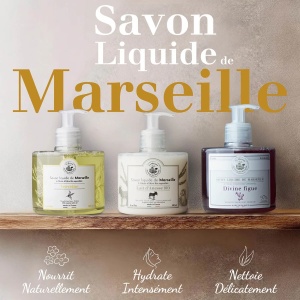 Sapun Lichid de Marsilia pentru corp si maini - Lapte de Capra 330ml - Img 2