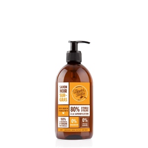 Sapun negru hidratant pentru corp si maini - Floare de Portocal 500ml - Théophile Berthon - Img 1