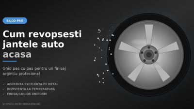 Cum revopsesti jantele auto acasa - ghid pas cu pas | SILCO